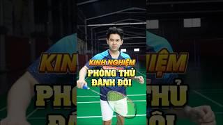 Kinh Nghiệm Phòng Thủ Tốt Hơn Trong Đánh Đôi !!  #badminton #vnb #caulong #shortsvideo #shorts