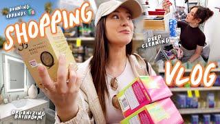 Organizing My Bathroom, Cleaning, and Shopping! *Productive Vlog*