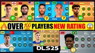 DLS25 NEW UPDATE ALL PLAYERS RATING 