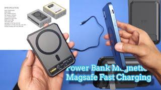 KiiP Wireless  EW54 Power Bank Magnetic Magsafe  20W Fast Charging Type C PD 10000 mAh Unboxing