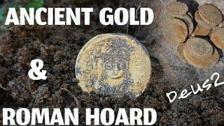 GOLD AND ROMAN HOARD - METAL DETECTING WITH DEUS 2!!!