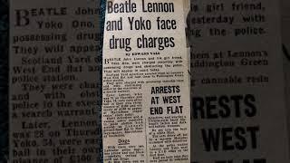 The Beatles scrapbook 1968 john lennon and yoko arrested 67rebellion the official music archive