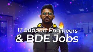 IT Support Engineers & BDE Jobs - Urgent Hiring by TeamLease, 2 - 8 LPA packages, Freshers