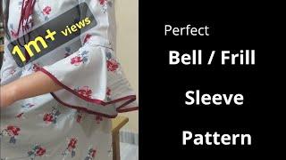 Perfect Bell / Umbrella Cut / Frill Sleeve Easy Cutting and Stitching@RRFashionPoint