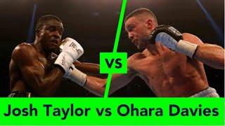 Josh Taylor vs Ohara Davies, Josh Taylor fight, Destroys Ohara Davies. FULL FIGHT HIGHLIGHTS KO