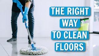 The Right Way to Clean Floors with Angela Brown and Sean O'Rourke #AskaHouseCleaner