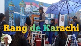 Rang de Karachi | Street Art in Karachi | Urban life with Hamid