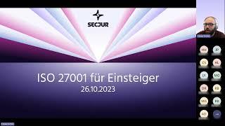 ISO 27001 für Einsteiger: So gelingt die Umsetzung im Unternehmen (Webinar-Aufzeichnung 26.10.23)