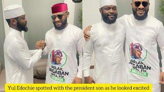 Yul Edochie Disgraced after Taking Pictures with President Tinubu' son