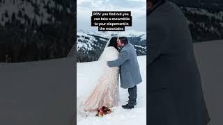 Snowmobile Adventure Elopement - Colorado