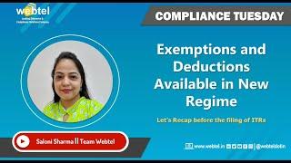 Old vs. New Tax Regime | Deductions & Exemptions Explained for ITR Filing 2024