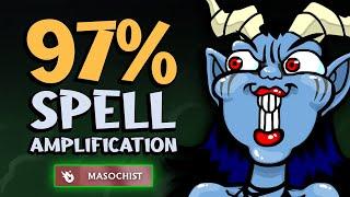 I BROKE QOP with 97% Spell Amp! (Dota 2)