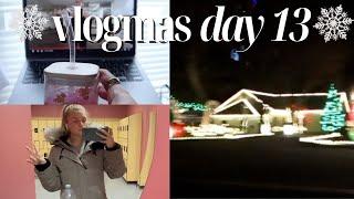 VLOGMAS DAY 13: work holiday party, abercrombie unboxing & more