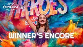 Winner's Performance! Zoé Clauzure - Cœur | Encore | France   | Junior Eurovision 2023 | #JESC2023