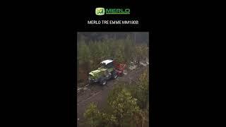 Самоходный колёсный мульчер TRE EMME модели MM180B расчистка территории в лесных хозяйствах