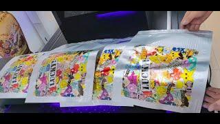 How Single Pass UV Printer print on Packing Plastic Bag