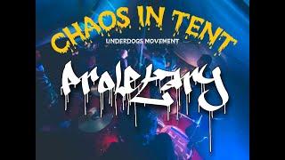 #vlog CHAOS IN TENT • Proletary bawa 2 vocalist Band hardcore dadakan⁉️ #1