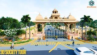 Township Walkthrough | Gated Township in Jaipur | 3d Walkthrough Animation | Infra Design Hub