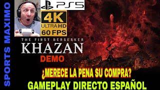 THE FIRST BERSERKER: KHAZAN - DEMO (4K-60FPS PS5) ¿MERECE LA PENA SU COMPRA? GAMEPLAY ESPAÑOL