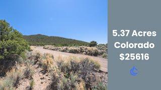 5.37 Acres for Sale in Colorado for $25,616.