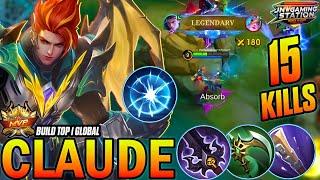 Claude Poke Everyone On the Field With Insane Damage Build- MLBB  Build Top 1 Global Claude ~MLBB