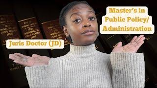 JD vs Master's in Public Administration or Public Policy