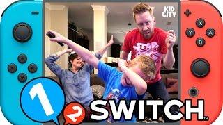 K-City Family Plays Nintendo Switch! (First Try)