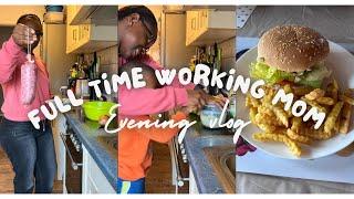 After work evening vlog in the life of a FULL TIME WORKING MOM IN GERMANY/I made the yummiest burger