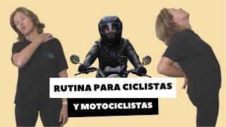 RUTINA PARA CICLISTAS Y MOTOCICLISTAS