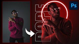 Cool Neon Effect in Photoshop | Photoshop Beginner Tutorial