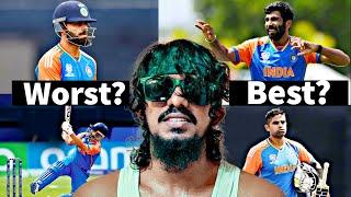 Rating T20 WC 2024 Indian Players From 1 to 10