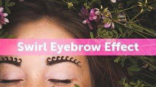 How to Get Trendy Wavy Eyebrows Without Makeup | PicsArt Tutorial