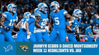 Jahmyr Gibbs and David Montgomery combined for 218 yards and 3 touchdowns | 2024 NFL Season Week 11