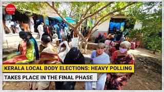 Kerala local body elections Heavy polling takes place in the final phase