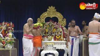 Om Sri Sai Balaji Temple Phase 1 Prana Pratishta | Monroe | New Jersey | USA | Sakshi TV