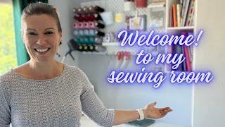 Welcome to my Sewing Room - Sewing Room Tour