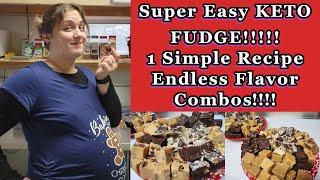 Easy Keto/Low Carb Fudge Recipes-Great Holiday Gift Idea!