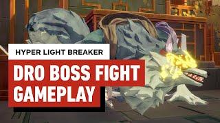 Hyper Light Breaker: Boss Fight Gameplay vs. Dro