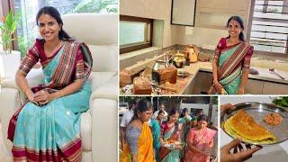 வாரம் முழுக்க விஷேஷம் தான் | Pasi Paruppu Dosa| Cousin marriage pre preparations|Vennila Veedu Vlogs