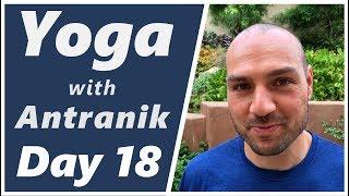 Day 18 - Reverse Crescent Lunge Hip Flexor Attack! - Yoga with Antranik