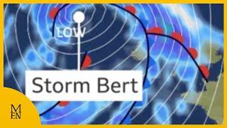 Storm Bert named by Met Office as 70mph winds, snow and rain to batter UK