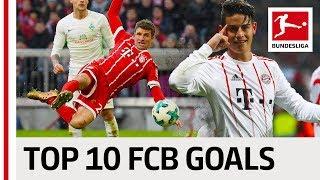 FC Bayern München Best Goals Season 2017/18 - James, Lewandowski & More