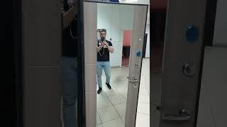 Входная дверь с зеркалом Эверест Сандал