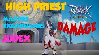 RAGNAROK ORIGIN HIGH PRIEST MAGNUS EXORCISMUS /JUDEX BUILD GUIDE (TAGLISH) FEATHERS AND PETS EMBLEM