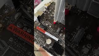 Сборка ПК - что значит надпись WARNING?