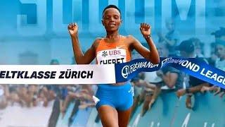 Beatrice chebet won the women's 5000m title with an impressive time of 14:09.52 at Zurich