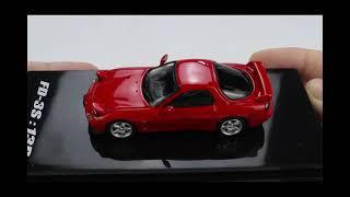 Hobby Japan 1/64   Mazda RX-7 (FD3S) Type RZ With Engine Display Model Red ( HJ642007FR)