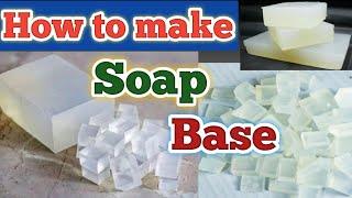 How to make transparent glycerin soap base | Diy crystal clear glycerin soap base | Diy soap base