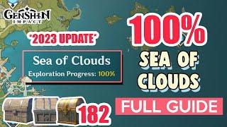*2023 UPDATE* How to: Sea of Clouds 100% Exploration ⭐  ALL CHESTS GUIDE 【 Genshin Impact 】