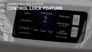 How to Use the Control Lock on Pet Pro Washer